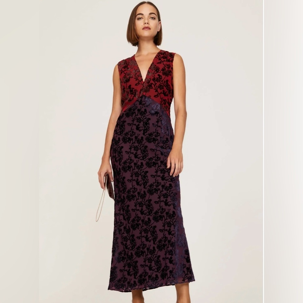 Marina Moscone Maxi Dress